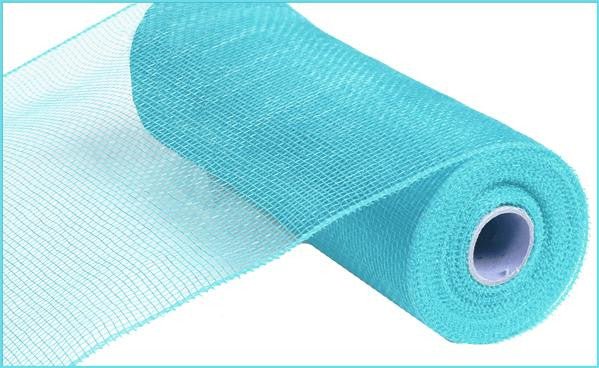 10" Deco Poly Mesh: Turquoise - RE130244 - The Wreath Shop