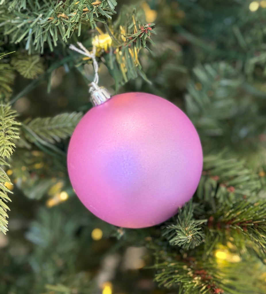 100mm Ball Ornament: Matte Lavender - XH260113 - The Wreath Shop