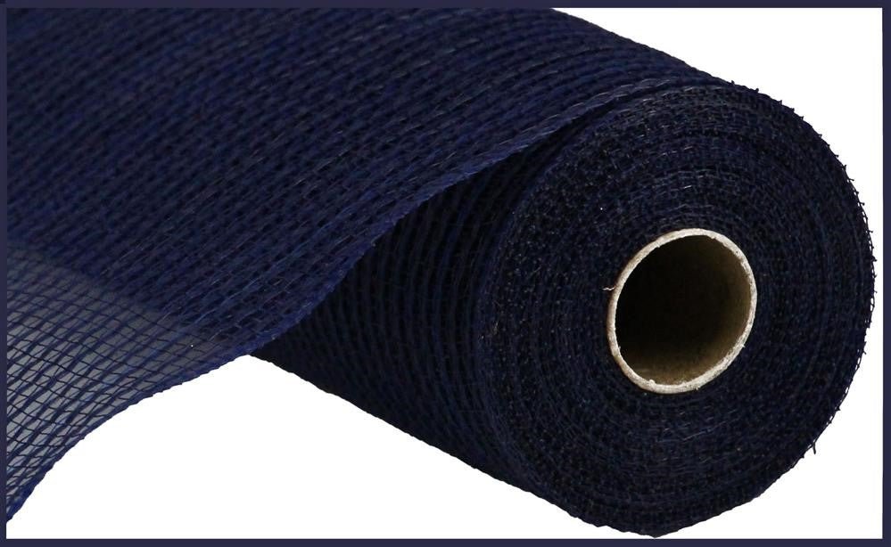 10.5" Fabric Mesh: Navy Blue - RY831219 - The Wreath Shop
