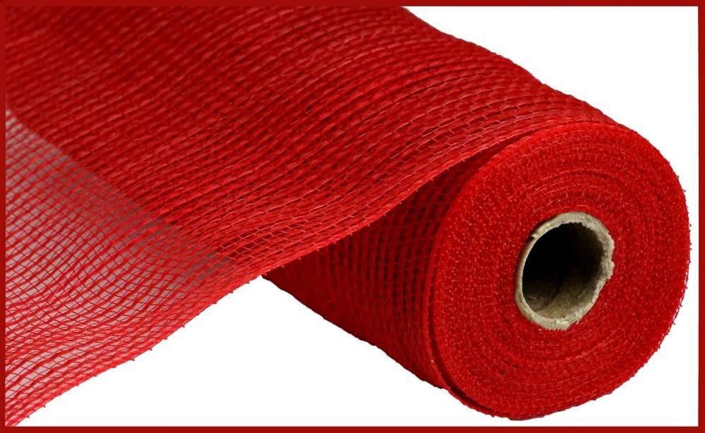 10.5" Fabric Mesh: Red - RY831224 - The Wreath Shop