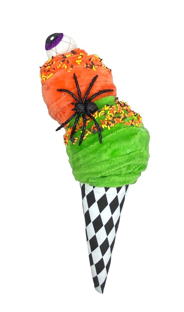 12" Halloween Ice Cream Cone - 56777HAL - The Wreath Shop