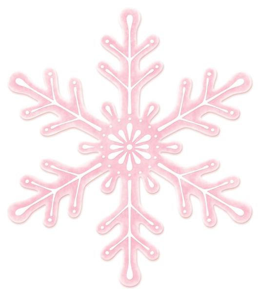 12" Metal Embossed Snowflake: Pink - MD120073 - The Wreath Shop