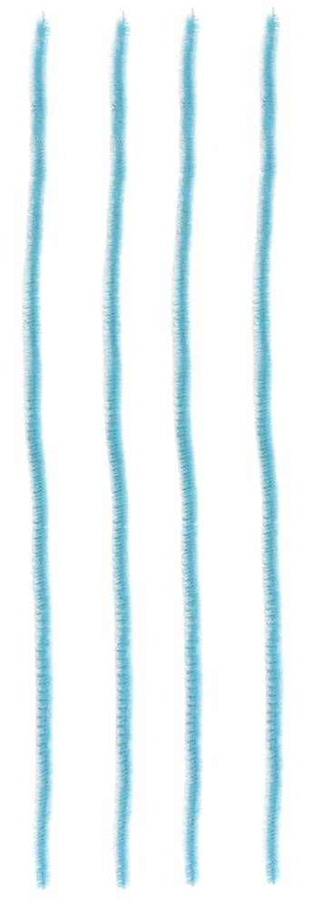 12" x 6mm Chenille Stems: Light Blue (100) - MA200114 - The Wreath Shop