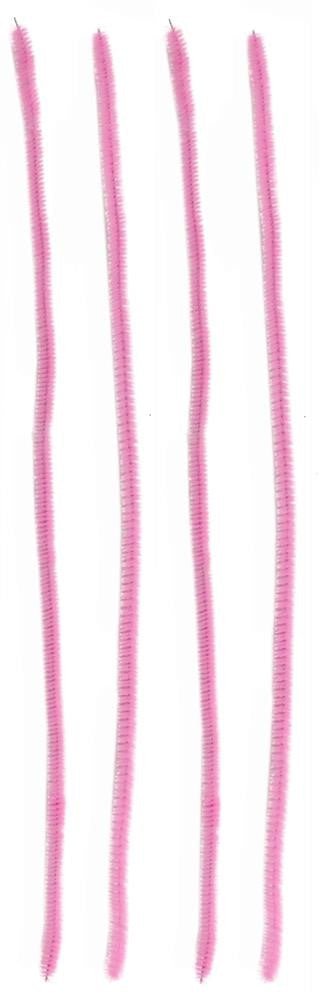 12" x 6mm Chenille Stems: Pink (100) - MA200122 - The Wreath Shop