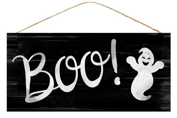 12.5" Boo Ghost Sign - AP8156 - The Wreath Shop
