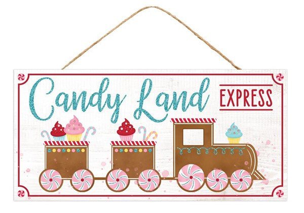 12.5" Candy Land Express Sign - AP8860 - The Wreath Shop