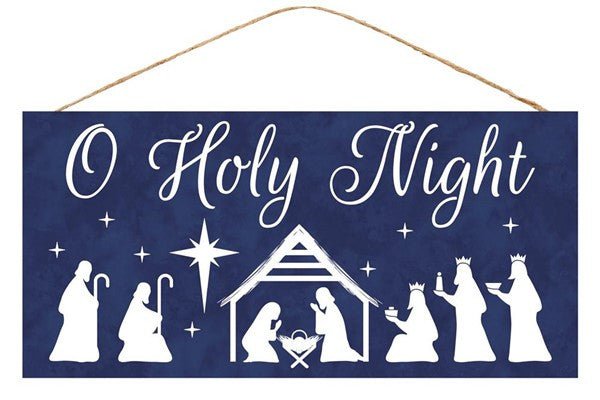 12.5" Oh Holy Night Sign - AP7070 - The Wreath Shop