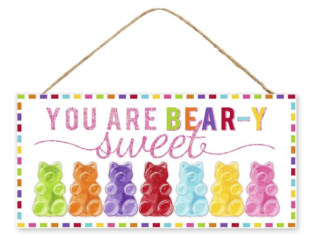 12.5" You Are Beary Sweet Sign - AP8856 - The Wreath Shop
