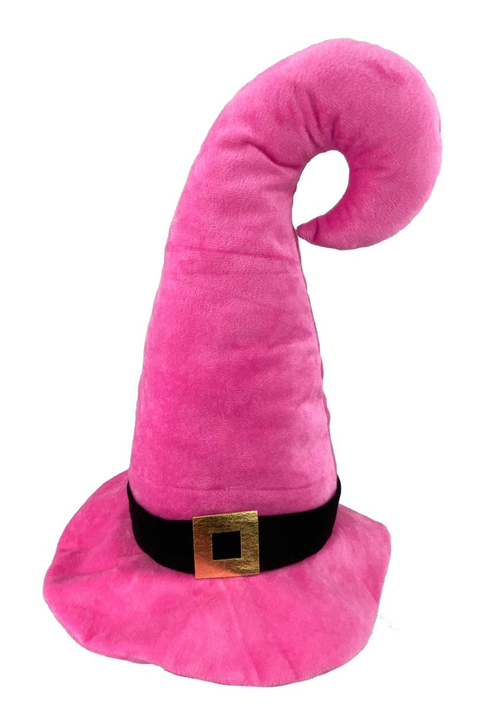 14" Plush Pink Witch Hat - 56882BT - The Wreath Shop