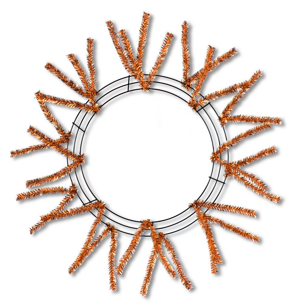 15-24" Pencil Work Wreath Form Metallic Copper - XX751138 - The Wreath Shop