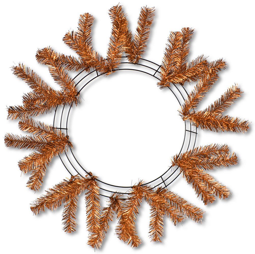 15-24" Work Wreath Form Metallic Copper - XX749538 - The Wreath Shop