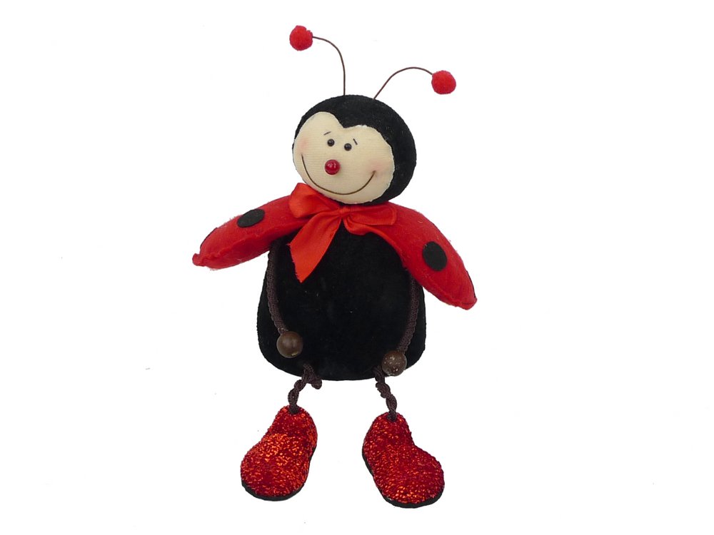 15" Sitting Ladybug - 62788RD - The Wreath Shop