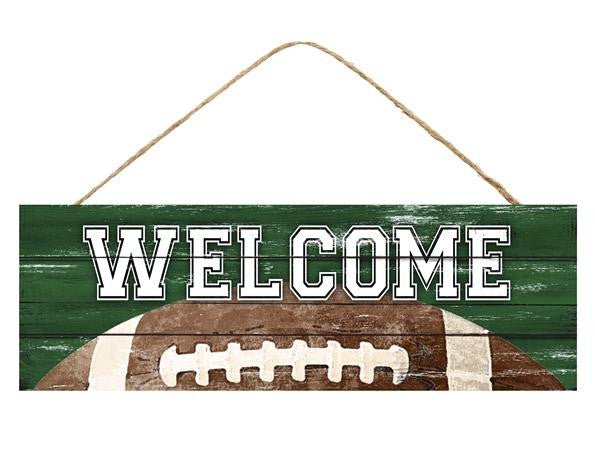 15" Welcome Football Sign - AP807309 - The Wreath Shop