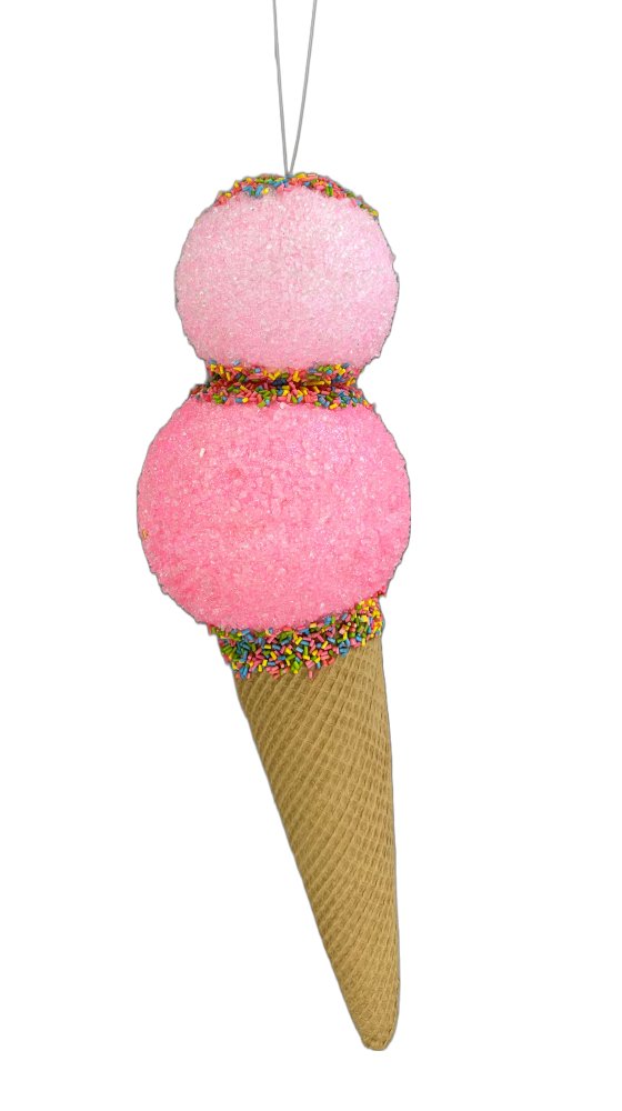 16" Ice Cream Cone: Pink - 63394PK - The Wreath Shop
