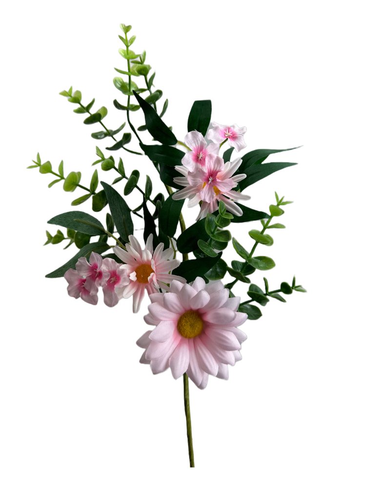 18" Gerber Daisy Pick: Pink - 63538SP18 - The Wreath Shop