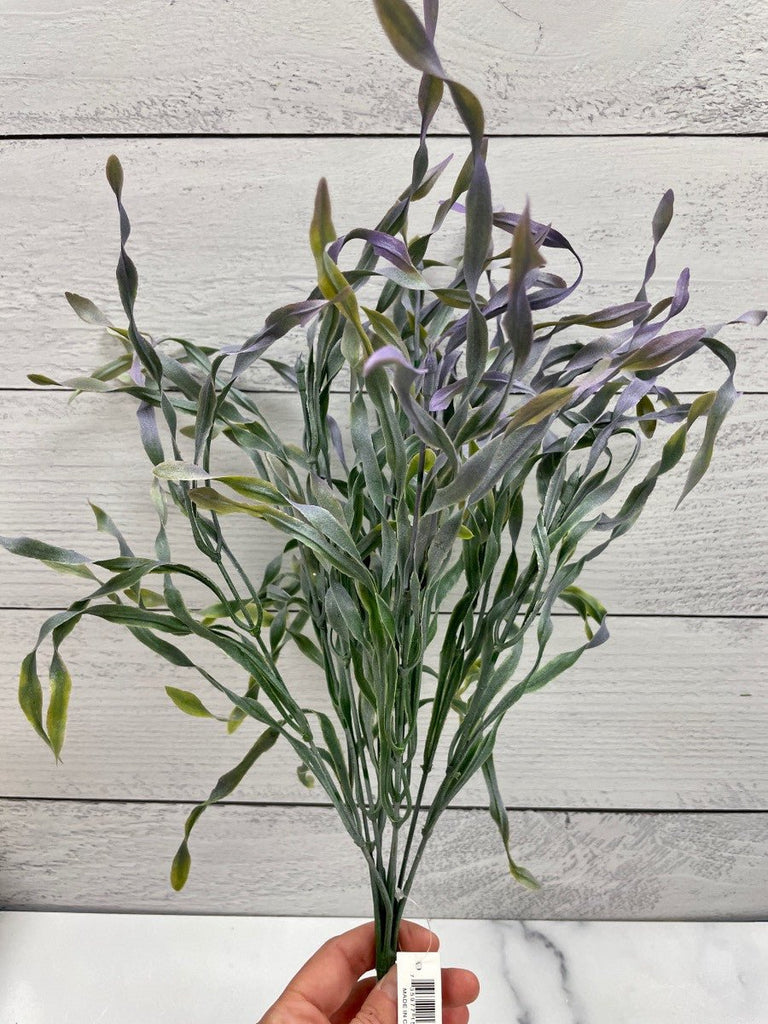 19" Plastic Spiral Grass Bush: Purple - 15106 - The Wreath Shop