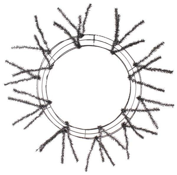 20-30" Pencil Work Wreath Form: Black - XX750502 - The Wreath Shop