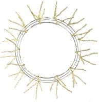 20-30" Pencil Work Wreath Form Metallic Gold - XX751208 - The Wreath Shop