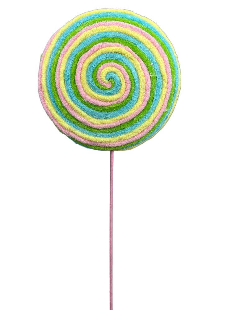 20" Sugar Swirl Lollipop Pick - 63398SU - The Wreath Shop