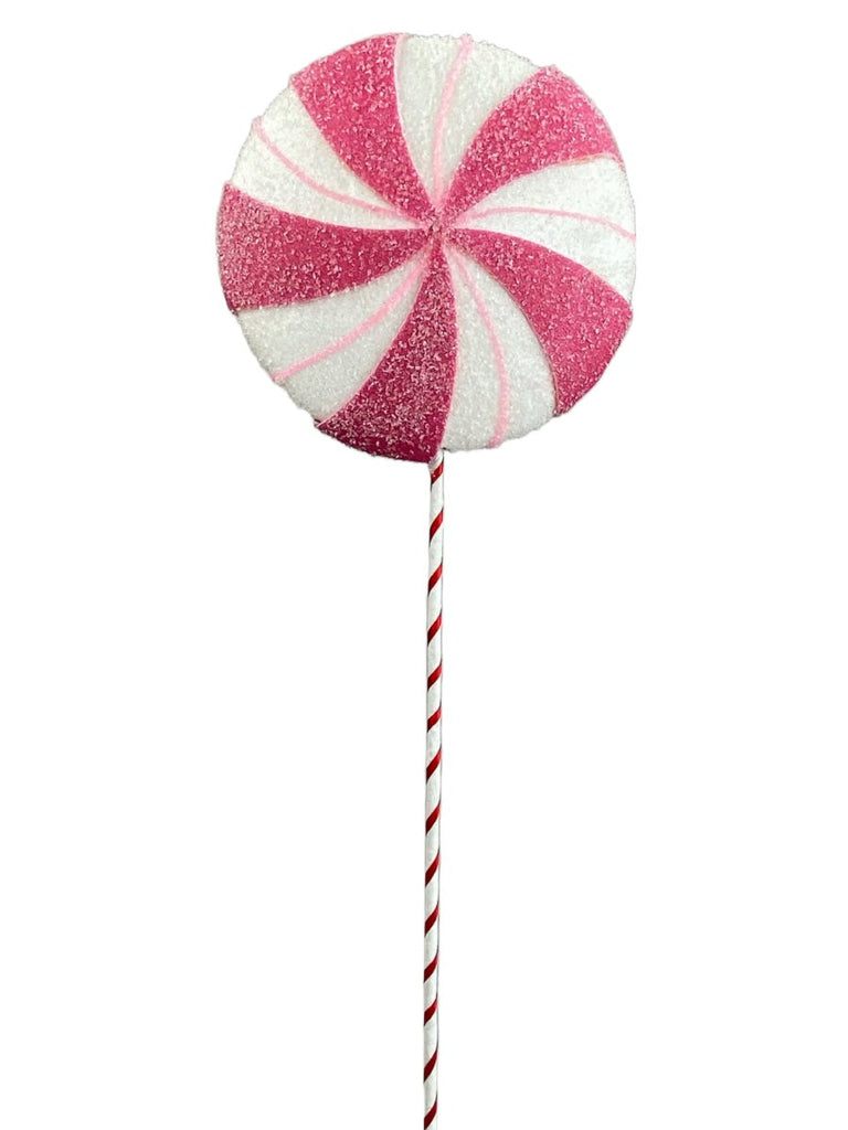 21" Pink Peppermint Lollipop - 85774BT - The Wreath Shop