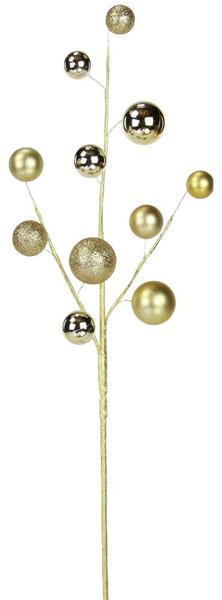 24" Light Gold Ball Spray - XS1061R3 - The Wreath Shop