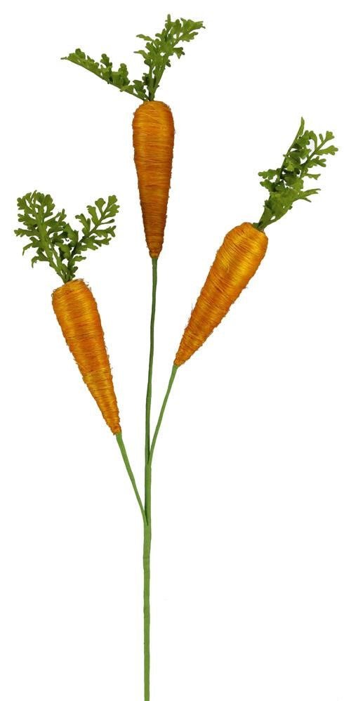 24" Linen Carrot Spray - HE4133 - The Wreath Shop
