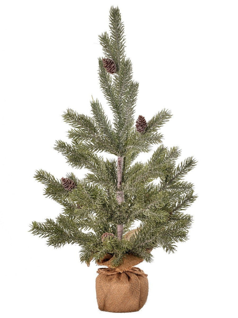 24" Noble Pine Tree in Burlap Sack - MTX67271 - The Wreath Shop