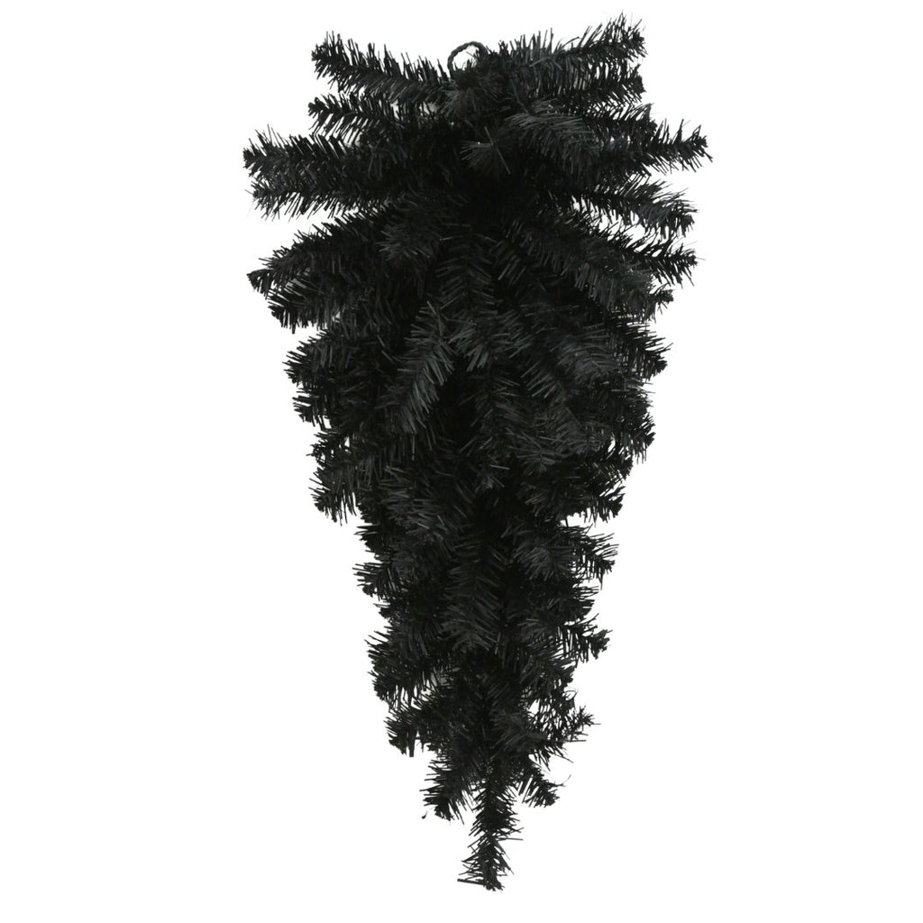 24" PVC Teardrop Form: Black - 82298-BK - The Wreath Shop