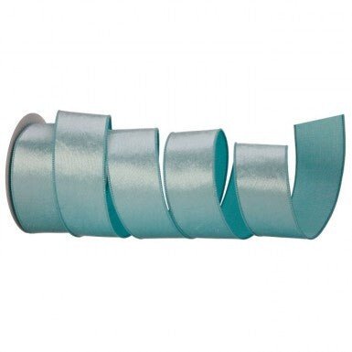 2.5" Premium Aqua Velvet Ribbon - 10yds - MTX71865 - The Wreath Shop