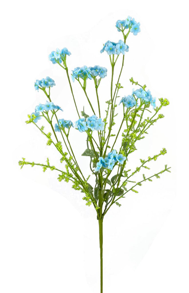 27" Blue Viburnum Filler Spray - 63315BL - The Wreath Shop