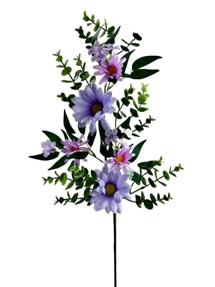 28" Gerber Daisy Spray: Purple - 63540SP28 - The Wreath Shop