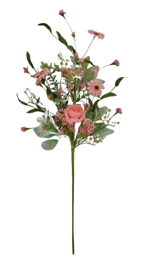 29" Ranunculus Daisy Spray - 63933 - The Wreath Shop