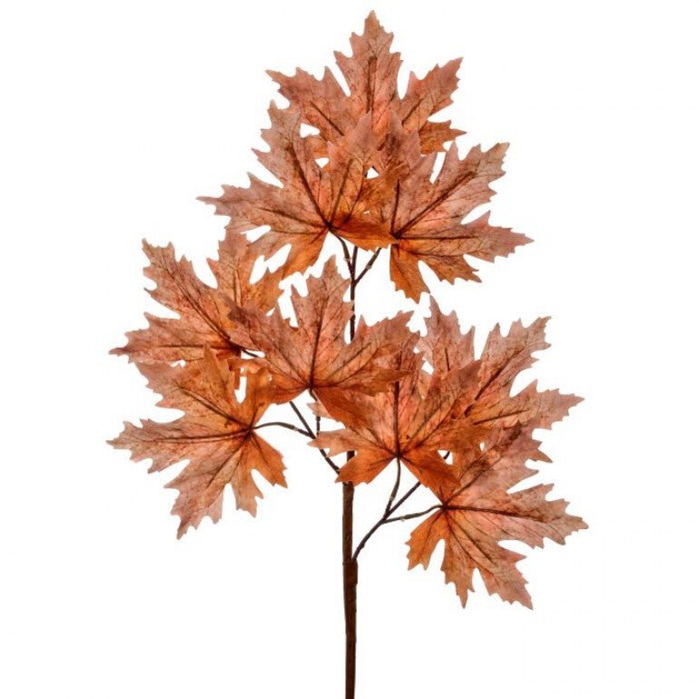 29" Vermont Maple Leaf Spray: Taupe - MTH12958 - TAUP - The Wreath Shop