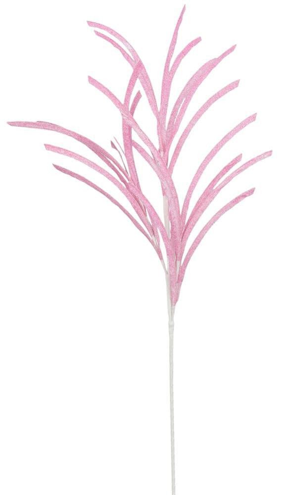 31" Glitter/Paper Grass Spray: Light Pink - XS110122 - The Wreath Shop