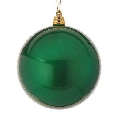 4" Candy Apple Ball Ornament: Green - MTX64868 GN - The Wreath Shop