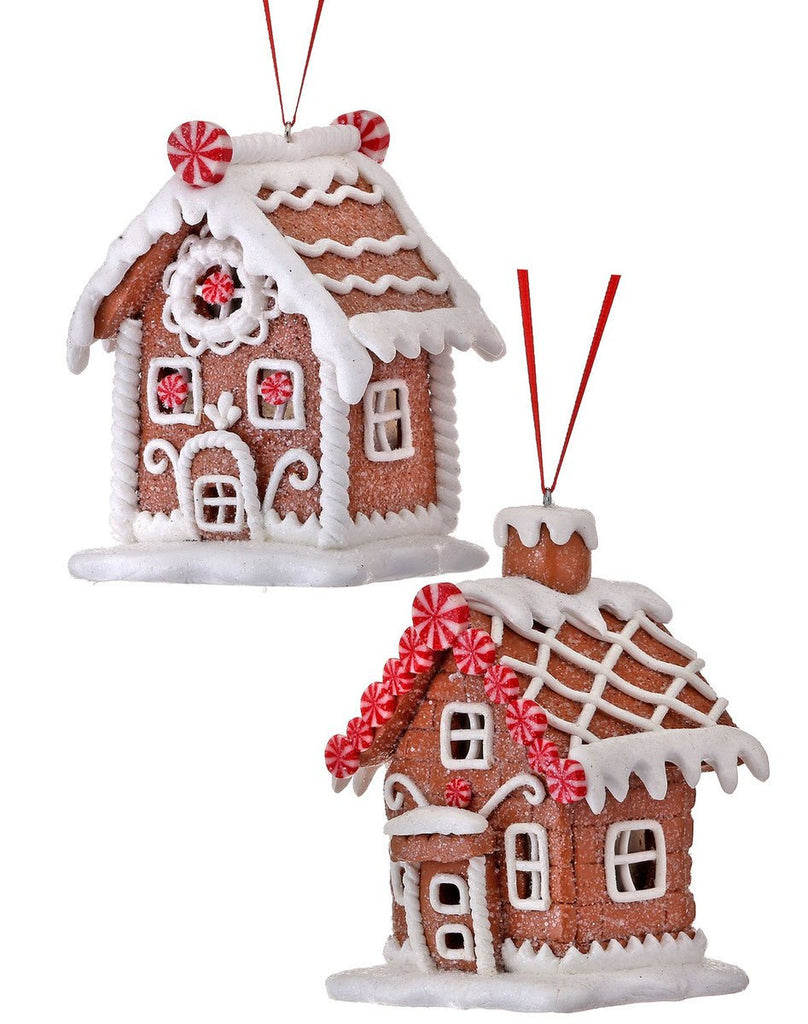 4" Gingerbread House Ornament - MTX59950 - The Wreath Shop
