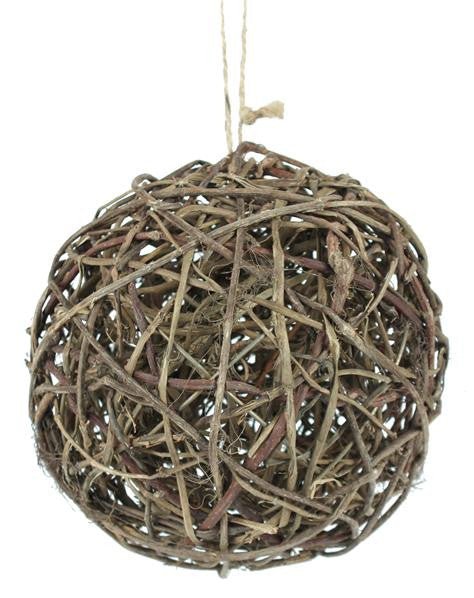 4" Grapevine Ball Ornament - TB4818 - The Wreath Shop