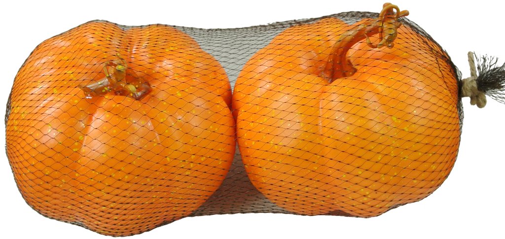 5" Orange Pumpkins (2 pcs) - 59268-OR - The Wreath Shop