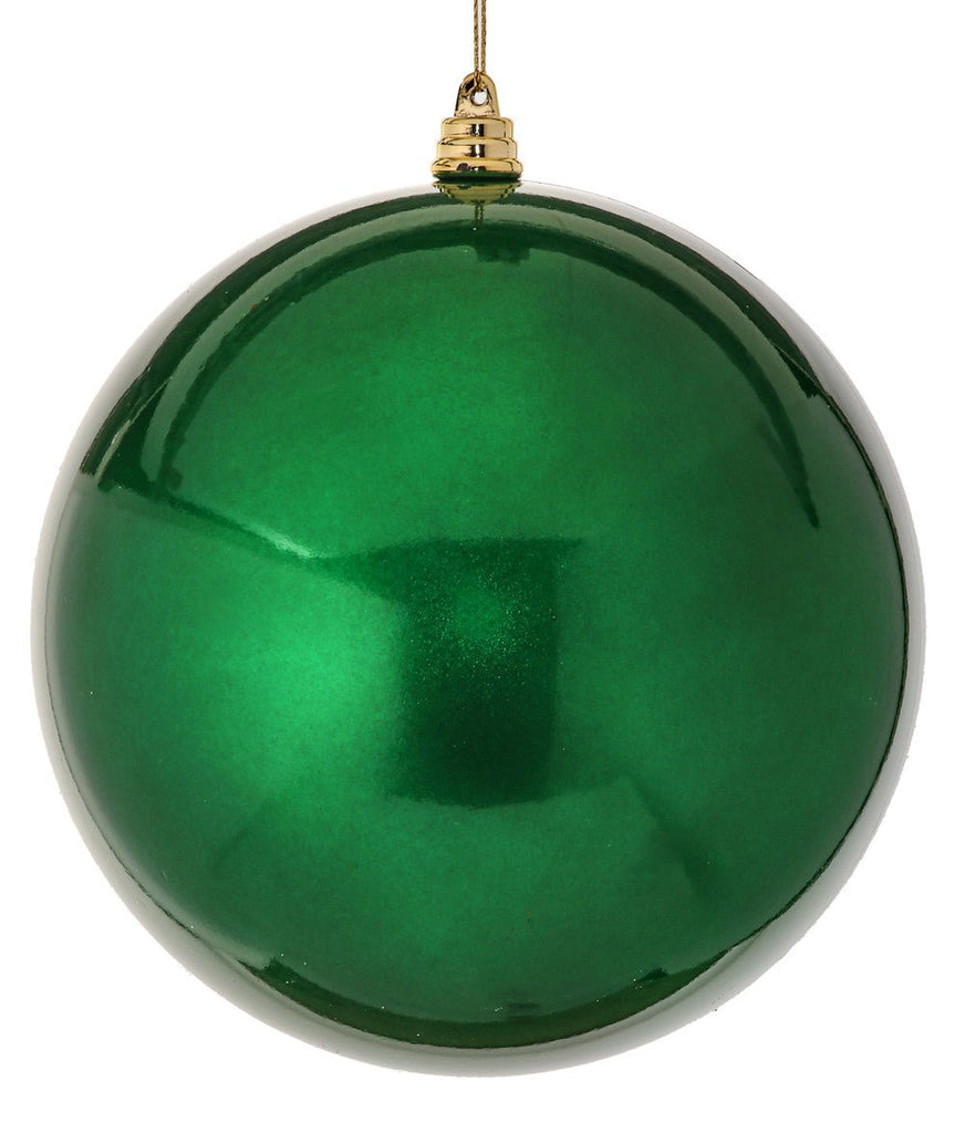 6" Candy Apple Ball Ornament: Green - MTX64869 GRN - The Wreath Shop