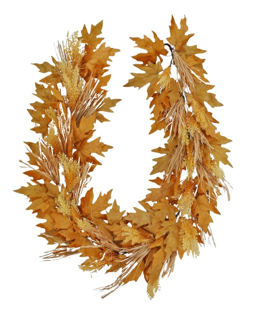 6' Fall Leaves Garland - 83809 - The Wreath Shop