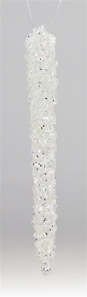 7" Acrylic Icicle Ornament - XY8854 - The Wreath Shop