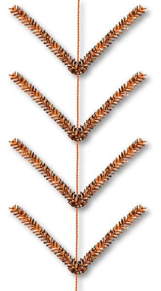 9' Pencil Work Garland: Metallic Copper - XX752538 - The Wreath Shop