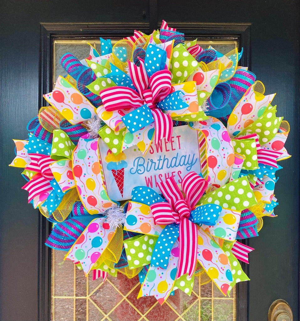 Birthday Wishes Wreath Kit - Birthday Wishes Wreath Kit - The Wreath Shop