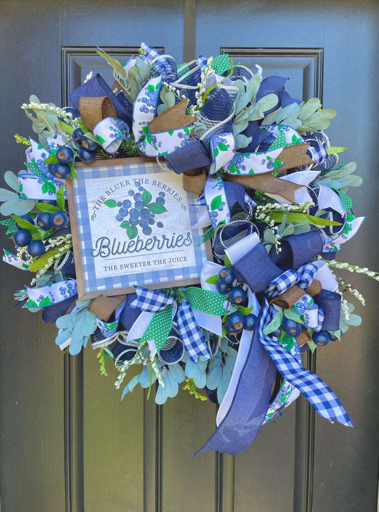 Blueberry Wreath - Blueberry Wreath - The Wreath Shop