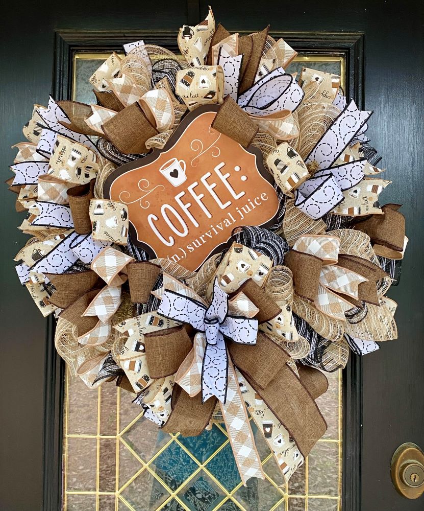 Coffee Wreath Kit - Coffee Wreath Kit - The Wreath Shop