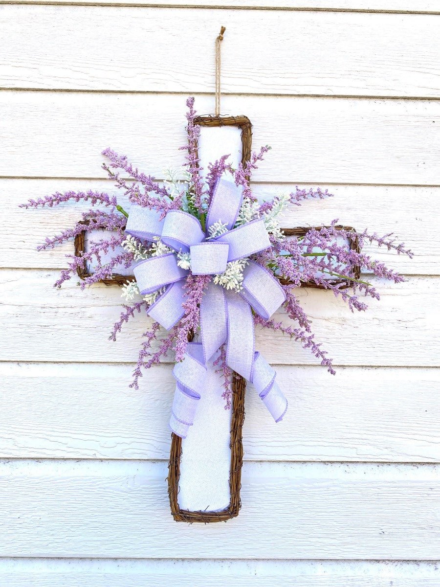 The Range Decorative Easter Cross Door Wreath