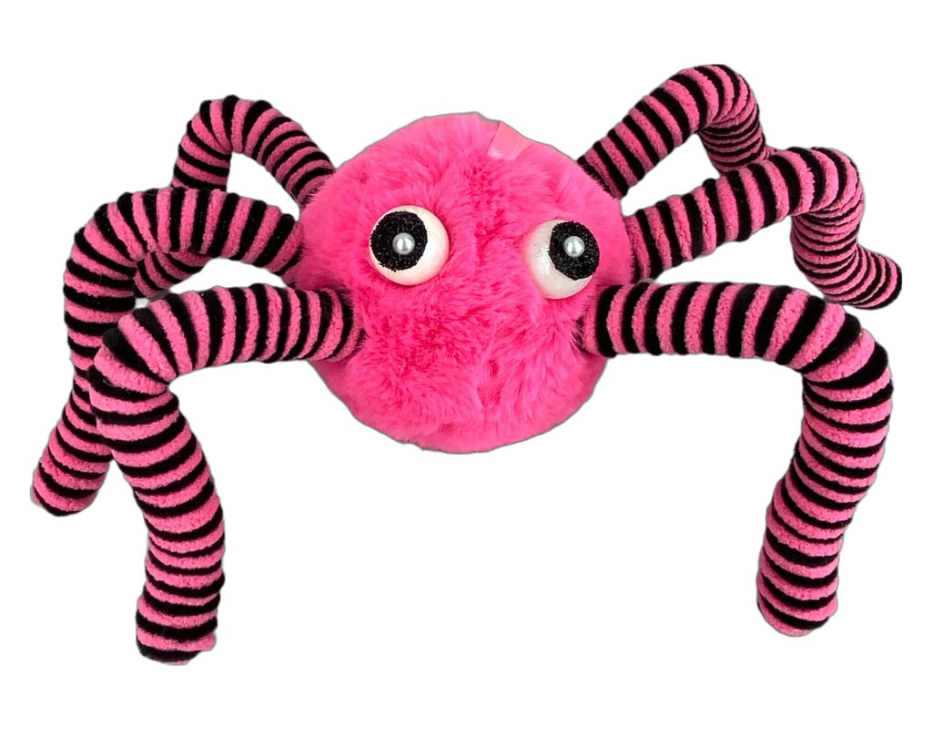 Faux Fur Spider: Pink - 56968PK - The Wreath Shop