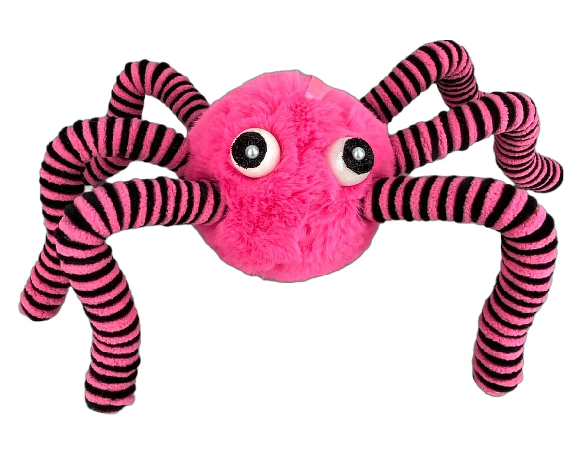 置物 pink spider faux-fur-spider-pink-56968pk-