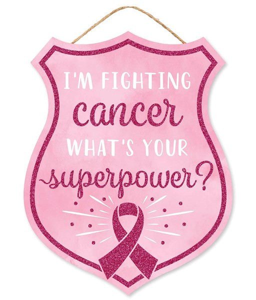 Fighting Cancer Badge Sign - AP8917 - The Wreath Shop