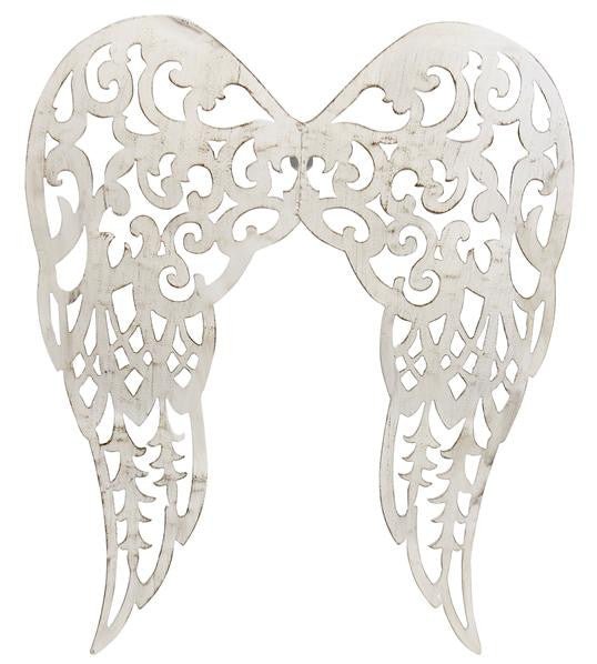 Filigree Angel Wings: 18" Antique Cream - MM1112K5 - The Wreath Shop